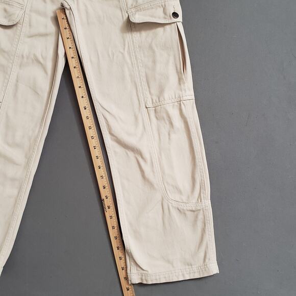 BILLABONG Wall to Wall Denim Cargo Pants Size 26‎ Antique White - Picture 11 of 12